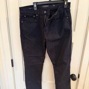 Lucky Brand Men's 121 slim straight sateen stretch jean Size 34/30 Navy
